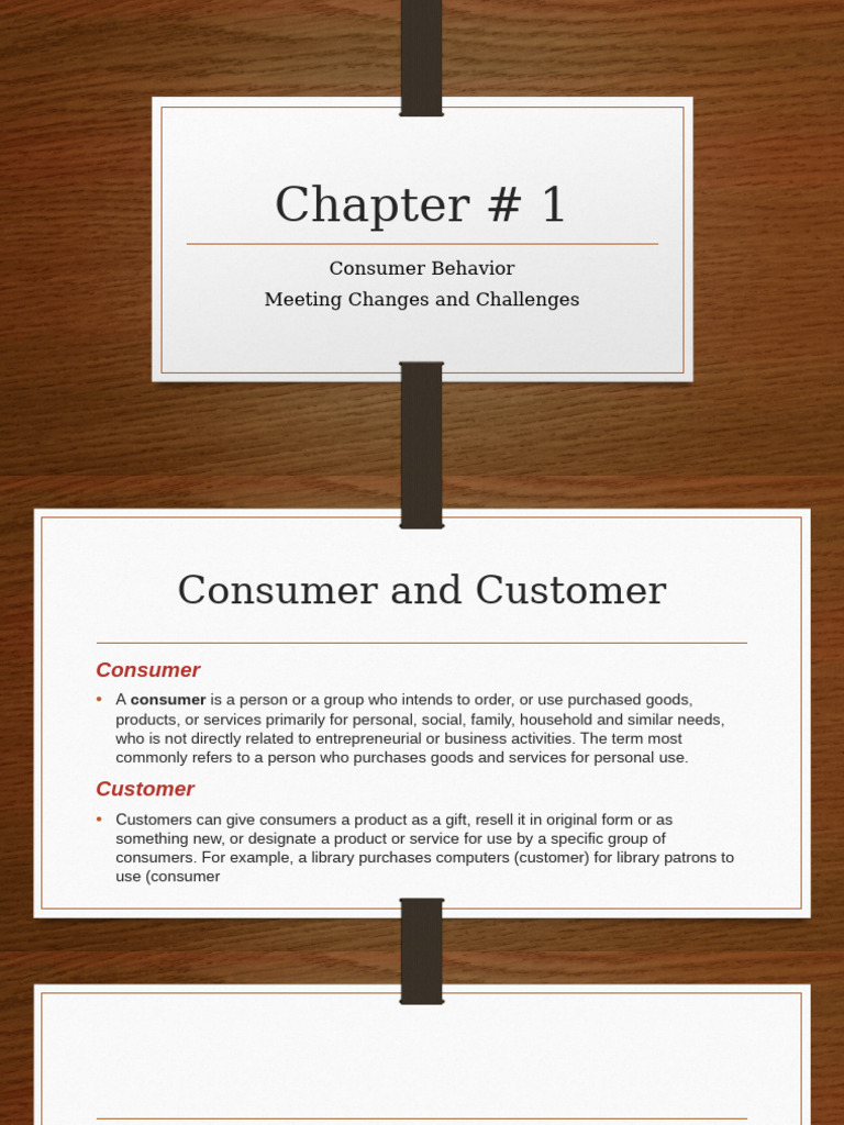 Consumer Behavior Chapter 1 | PDF