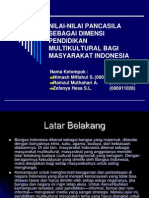 Pancasila Dan Multikulturalisme Indonesia