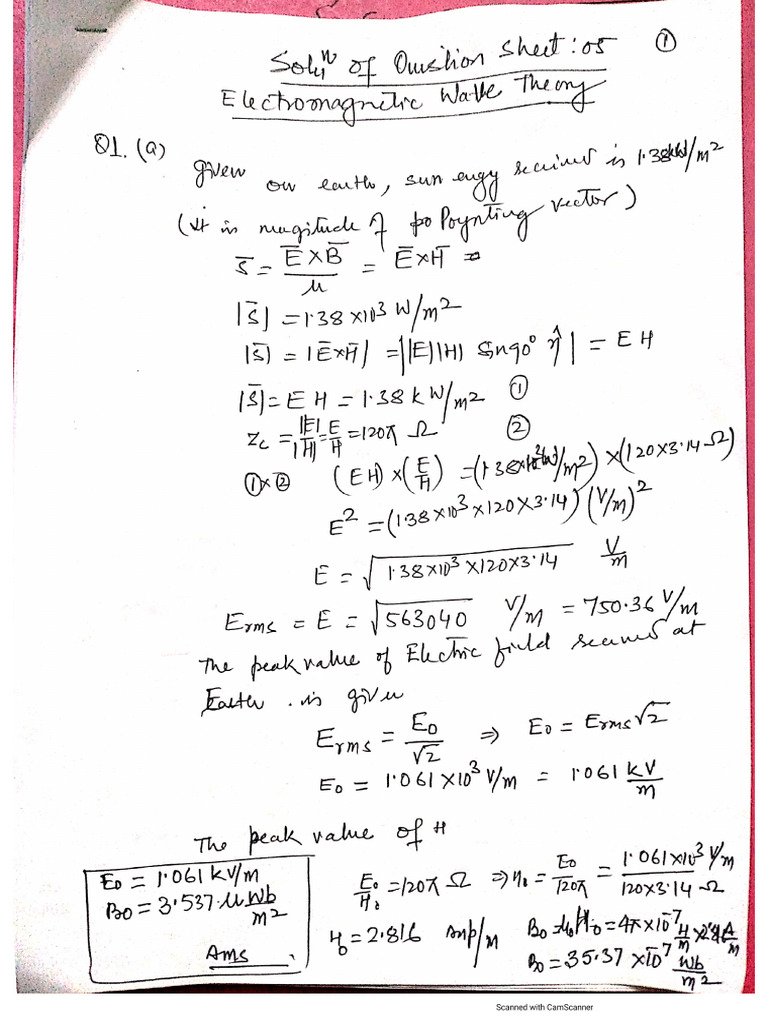 Tutorial Of Electromagnetic Wave Pdf