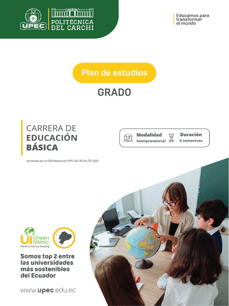 Malla Curricular Educación Básica UTPL | PDF | Plan de estudios ...