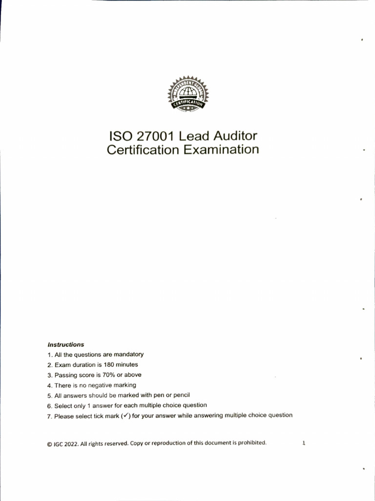 Iso 27001 | PDF