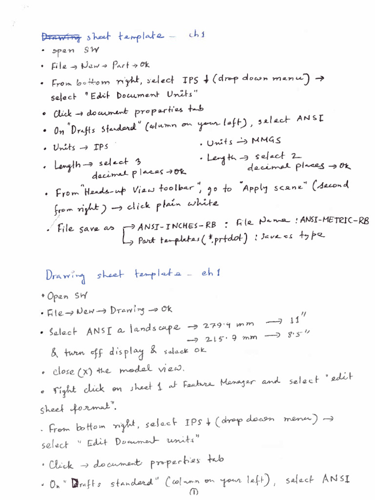 Instructions To Create And Save Templates Rb Pdf