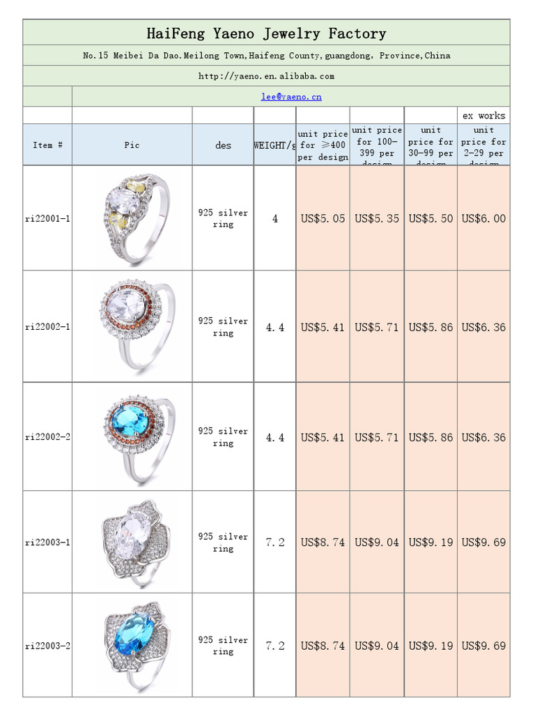 Ring Catalog With Price 3 | PDF
