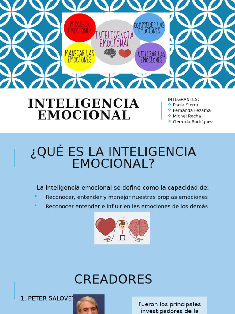 Qué es la Inteligencia Emocional | PDF | Las emociones | Inteligencia ...