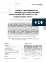 Denis Tarasov et al- Structural Stability of Clean, Passivated, and Partially Dehydrogenated Cuboid and Octahedral Nanodiamonds Up to 2 Nanometers in Size