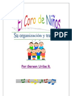 Coros de niños-Su formación y trabajo