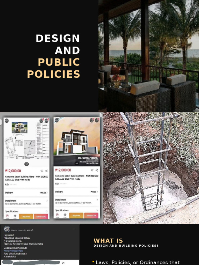 Design and Public Policies in Architecture | PDF | Architect