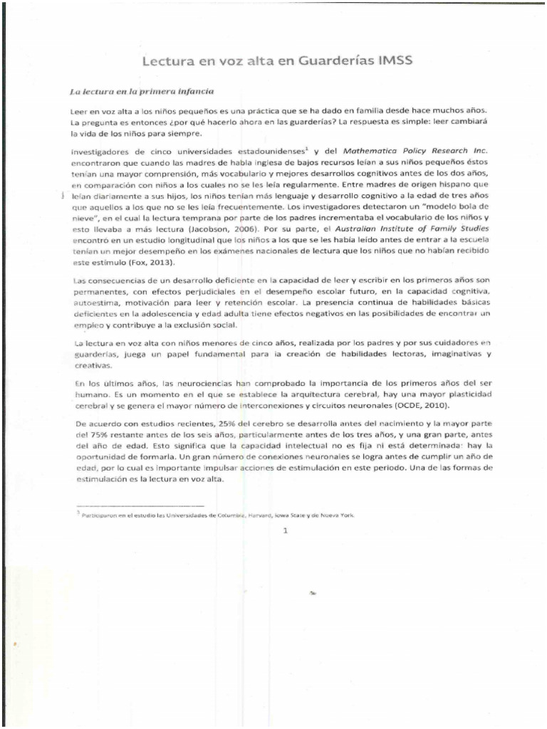 Curso de Lectura en Voz Alta | PDF