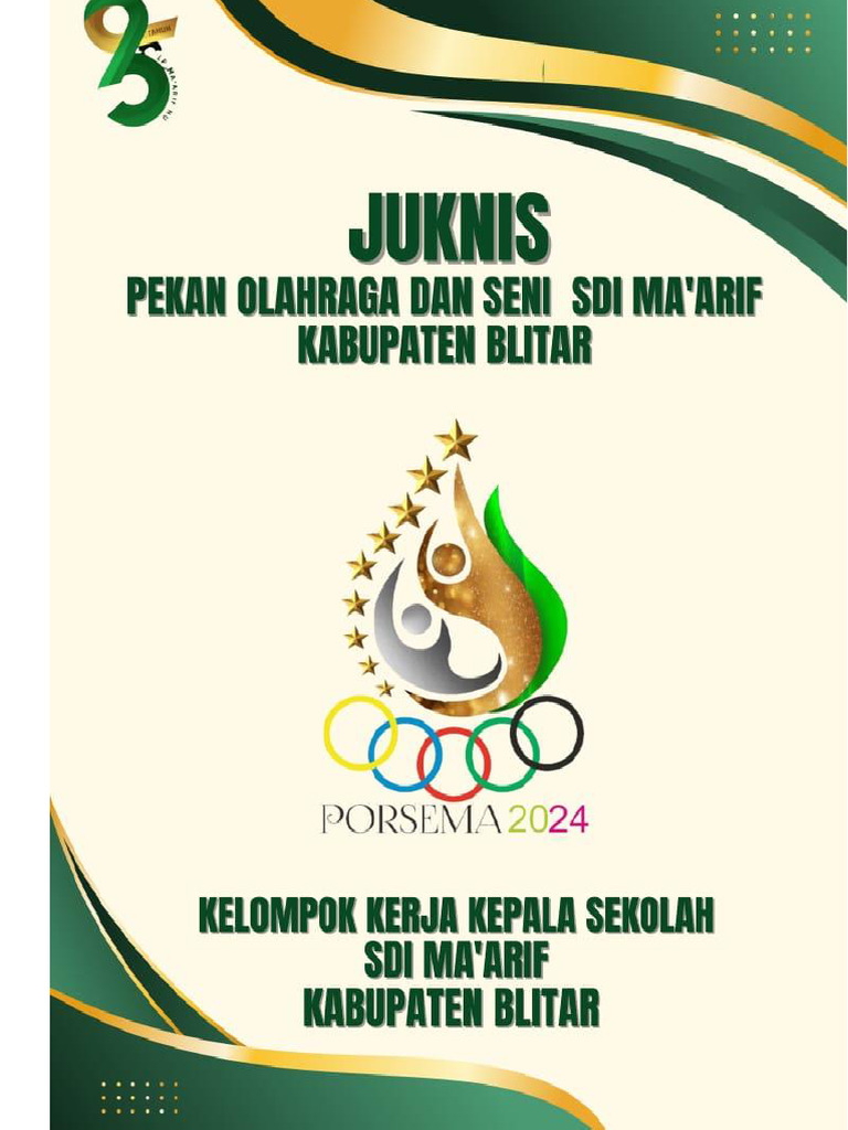 Juknis Porsema 2024 SDI MA'ARIF | PDF