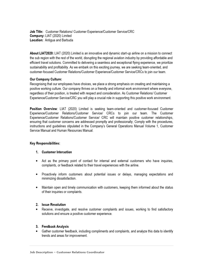 Customer relations customer experience custo pdf