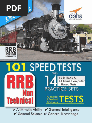 Disha RRB NTPC 101 Speed Test | PDF