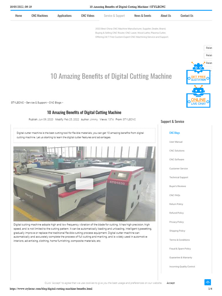 10 Amazing Benefits of Digital Cutting Machine | PDF