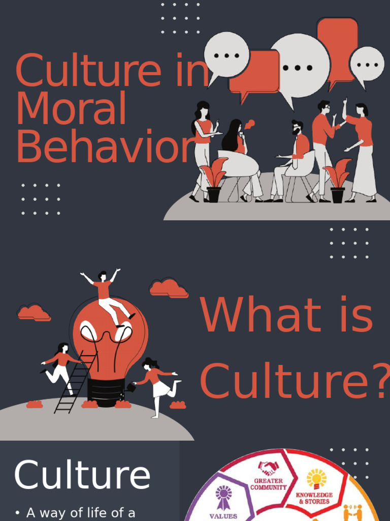Culture in Moral Behavior | PDF