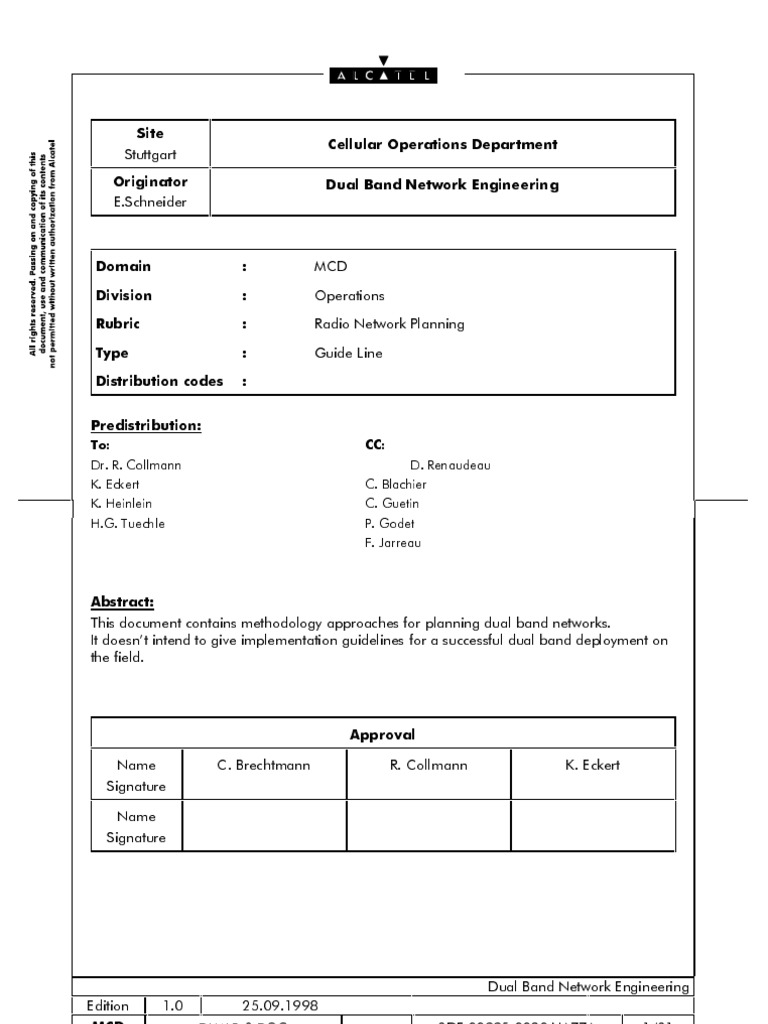 Dual Band Network Engineering Guide | PDF | Business | Science ...