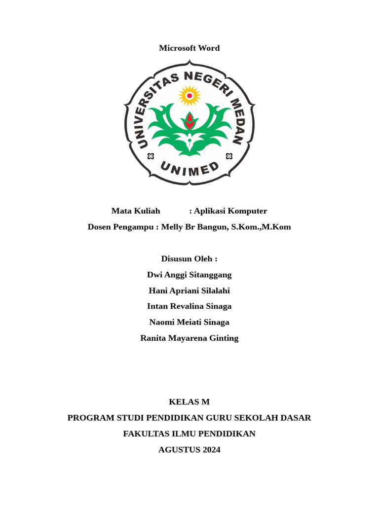 Microsoft Word 1 2 Pdf