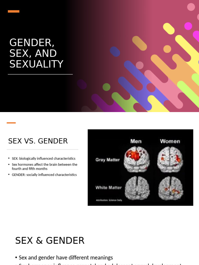 Sex Gender and Sexuality | PDF
