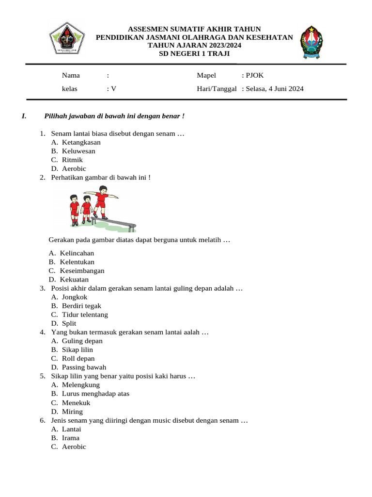 UAS Kelas 5 Sem 2 | PDF