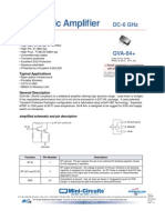 Monolithic Amplifi Er: Dc-6 GHZ