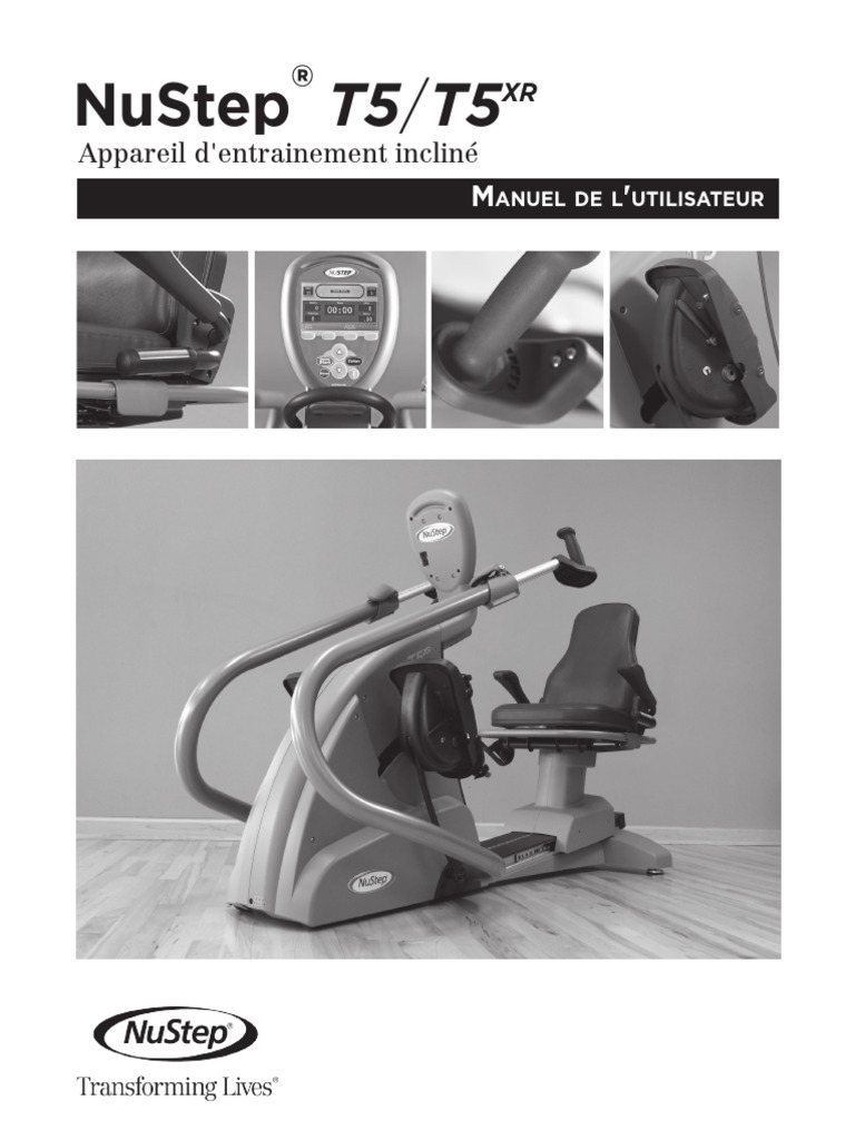 Nustep T5 User Manual FR | PDF