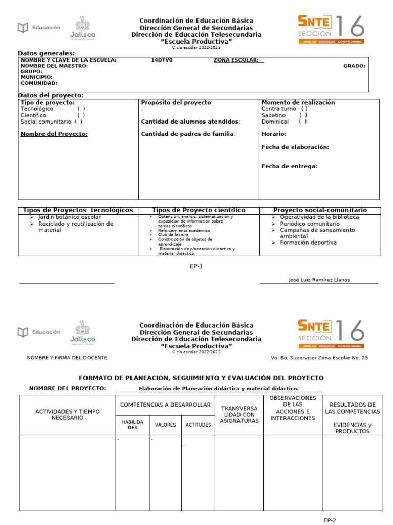 Formato Ep | PDF