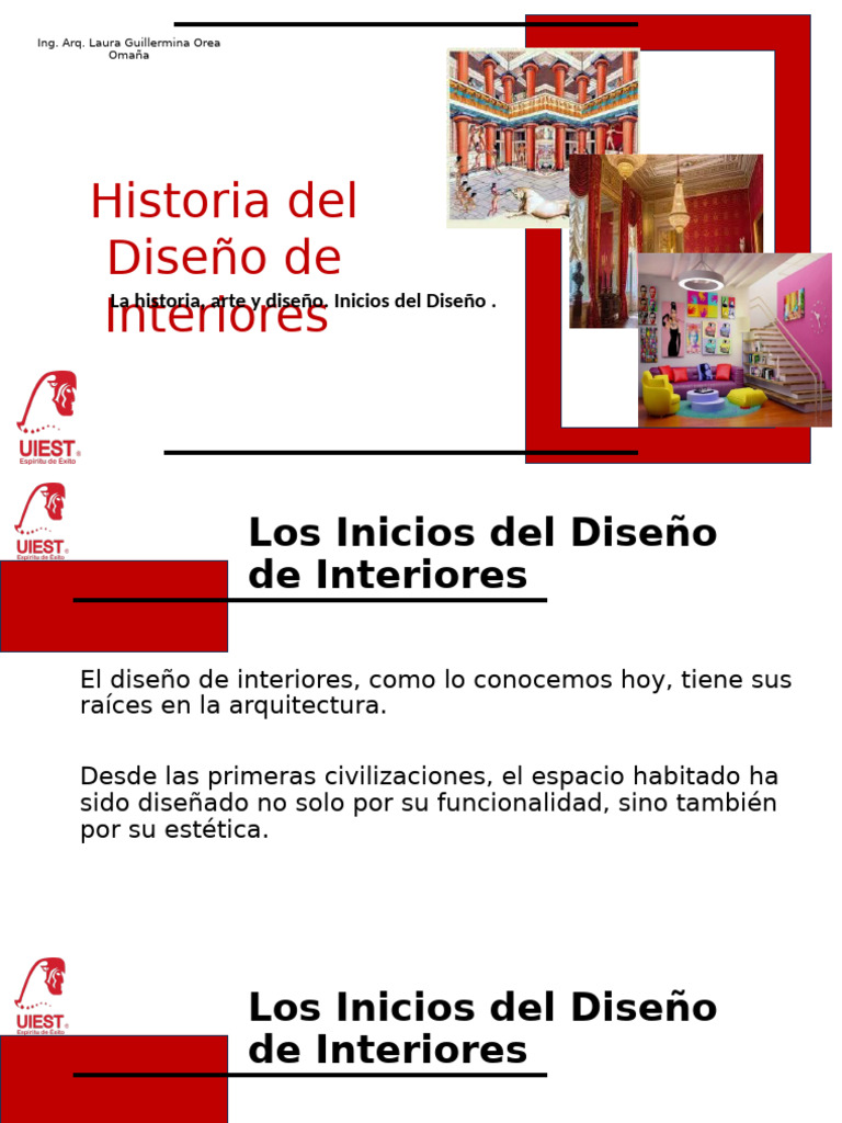 Historia Del Diseño de Interiores. | PDF