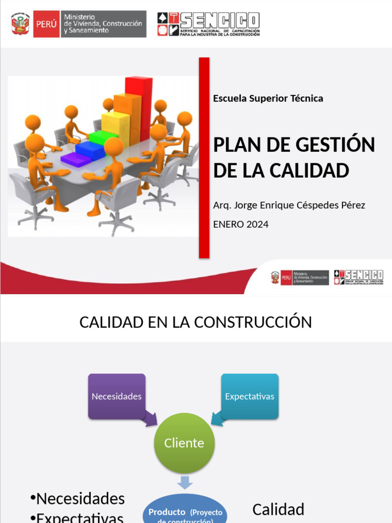 Plan de Gestión de La Calidad en La Construcción | PDF