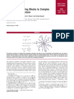 Eugene R. Zubarev et al- From Small Building Blocks to Complex Molecular Architecture