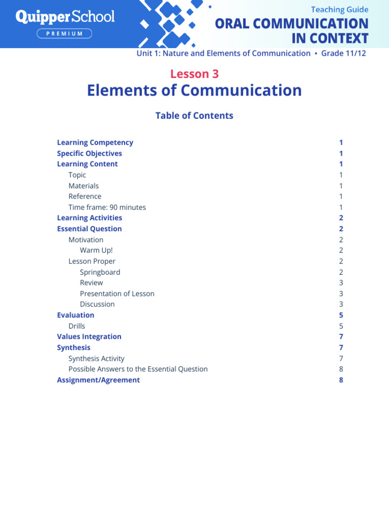 Lesson 3 | PDF
