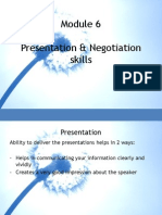 Presentation & Negotiation Skills