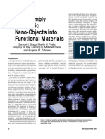 Samuel I. Stupp et al- Self-Assembly of Organic Nano-Objects into Functional Materials