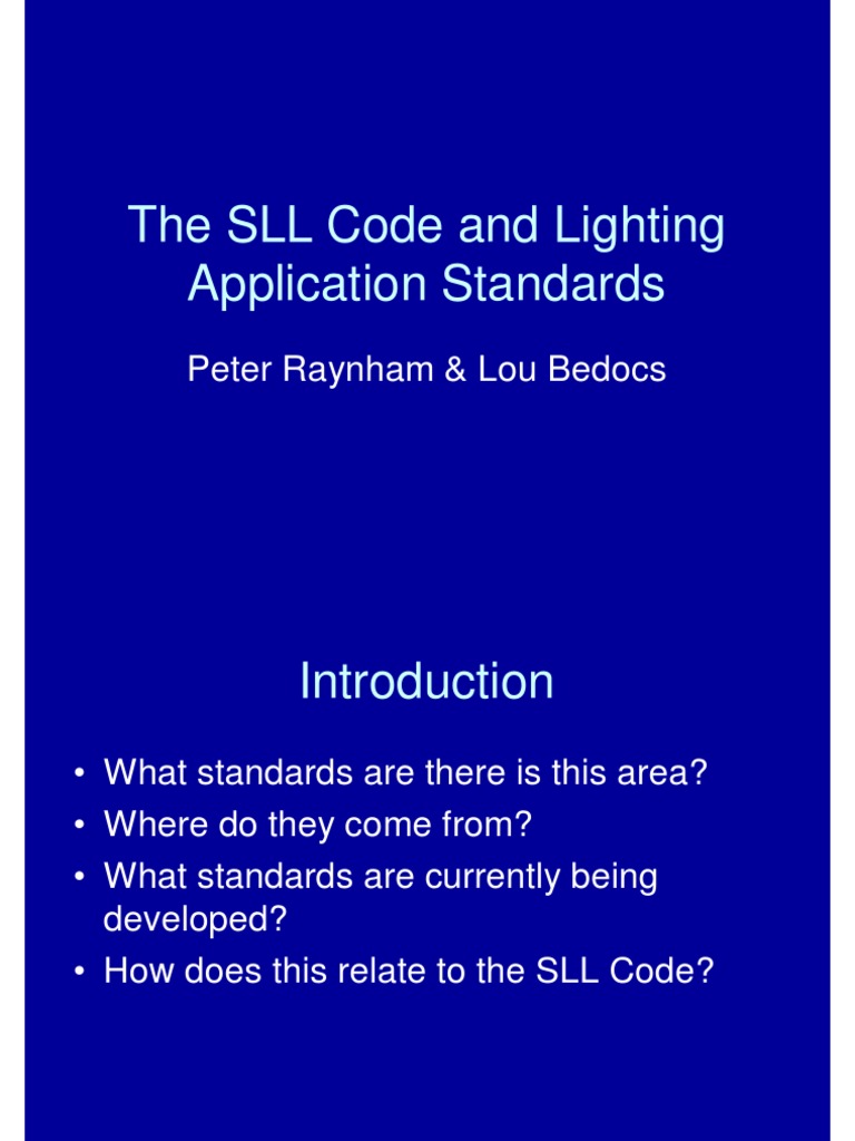 2009 Code & Application Standards | PDF | Lighting | Ultraviolet