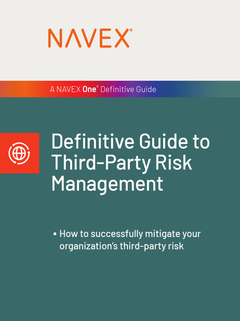 Definitive Guide To Third Party Risk Management 1725126355 | PDF