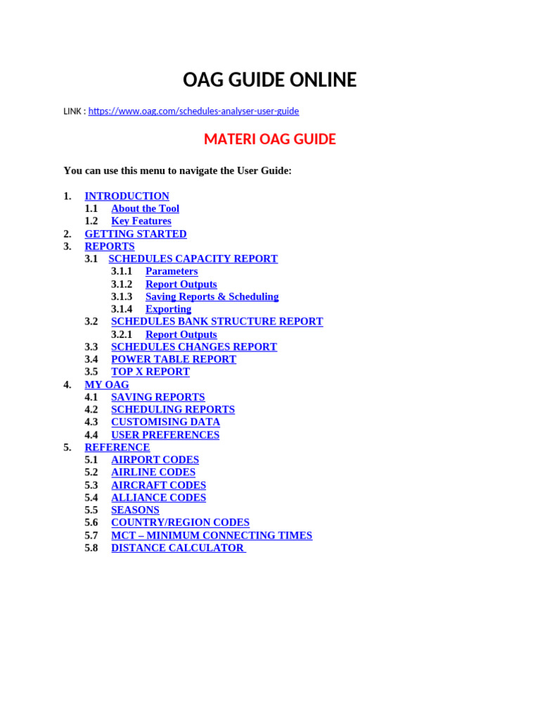 Kul-14 Oag Guide Online | PDF