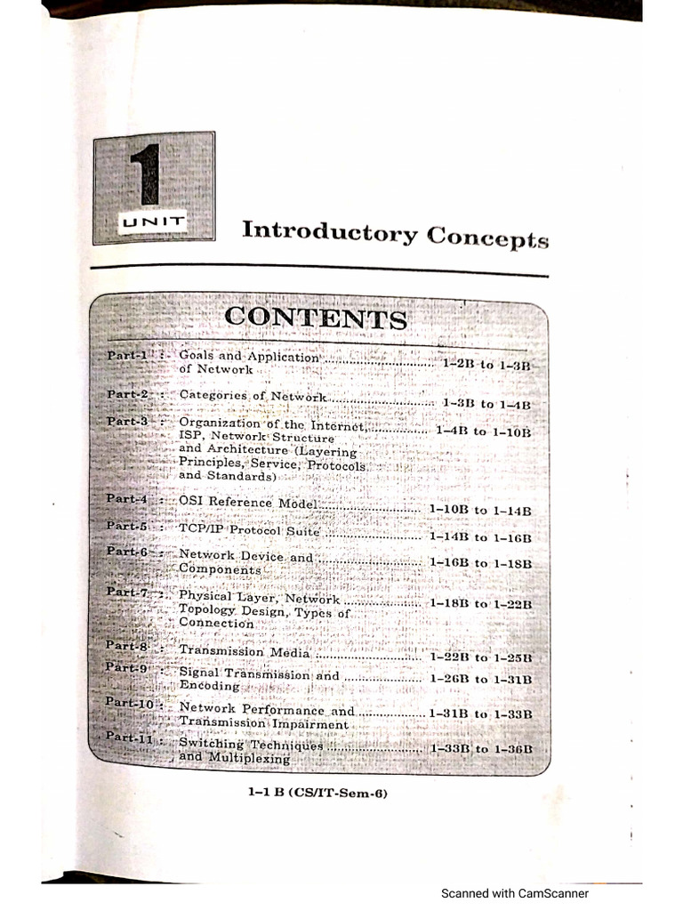 CN Unit 1 | PDF