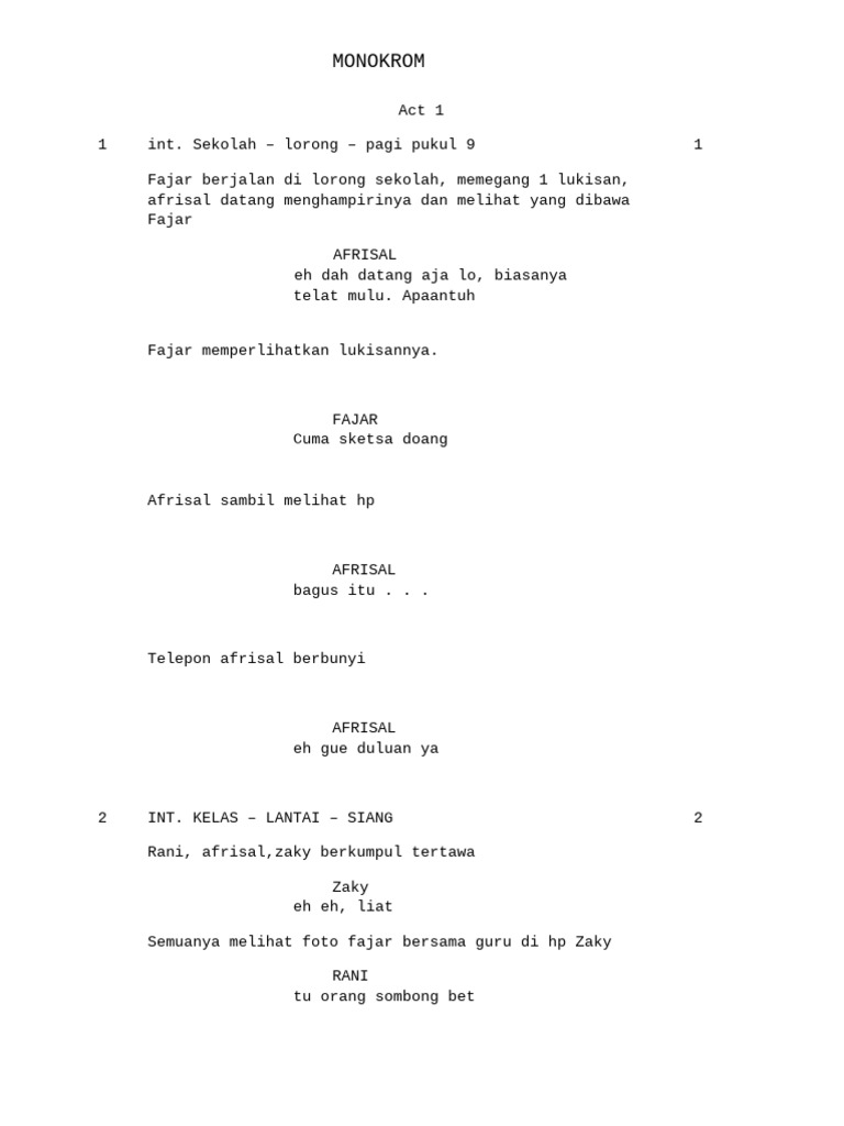 Act 1 | PDF