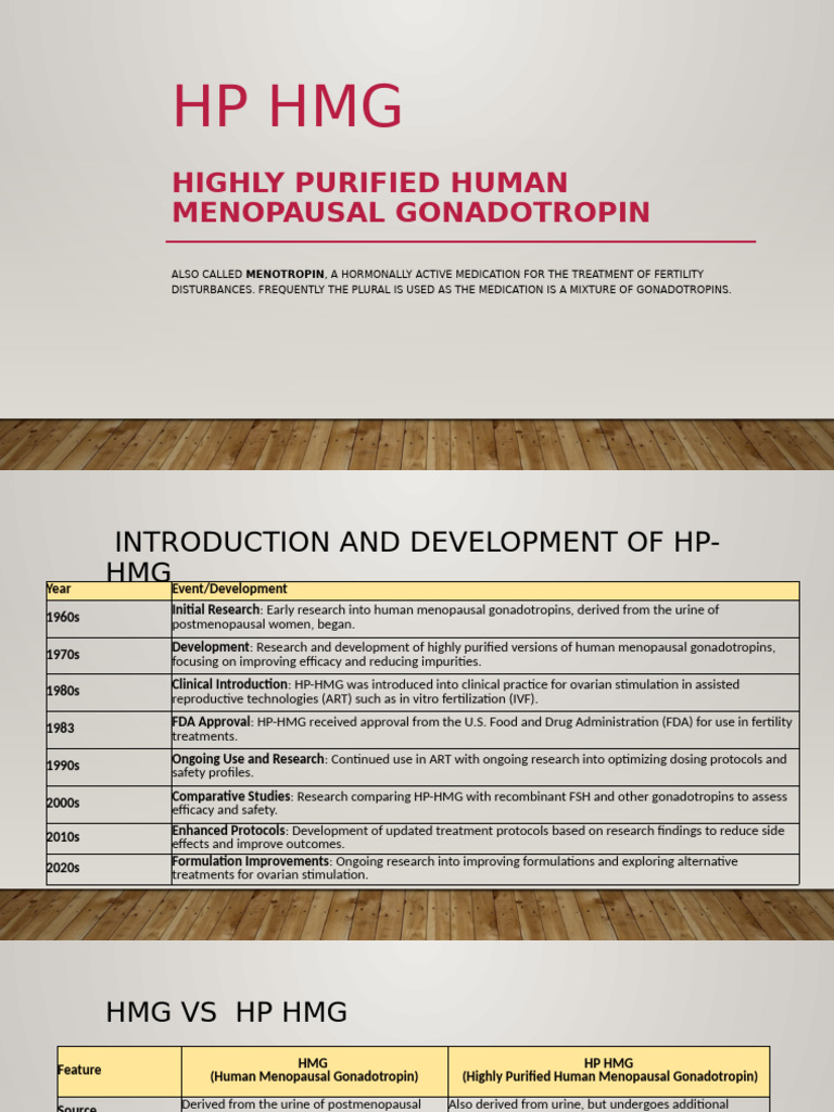 HP HMG (Human Menopausal Gonadotropin) | PDF | Gonadotropin ...