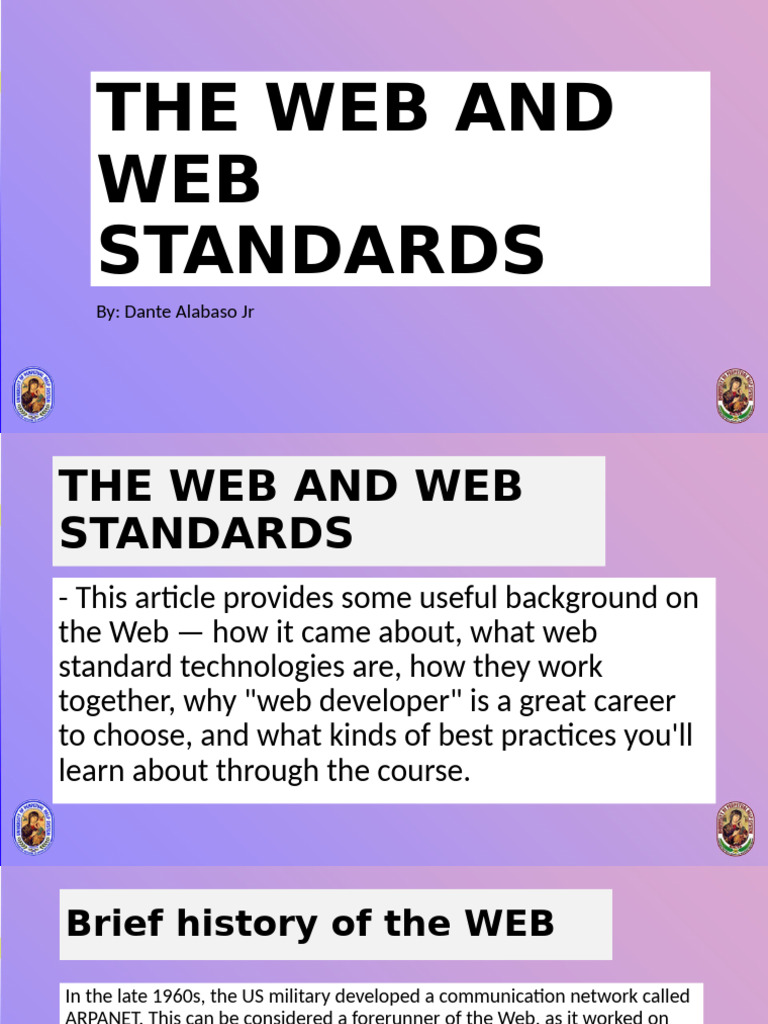 The Web and Web Standards | PDF