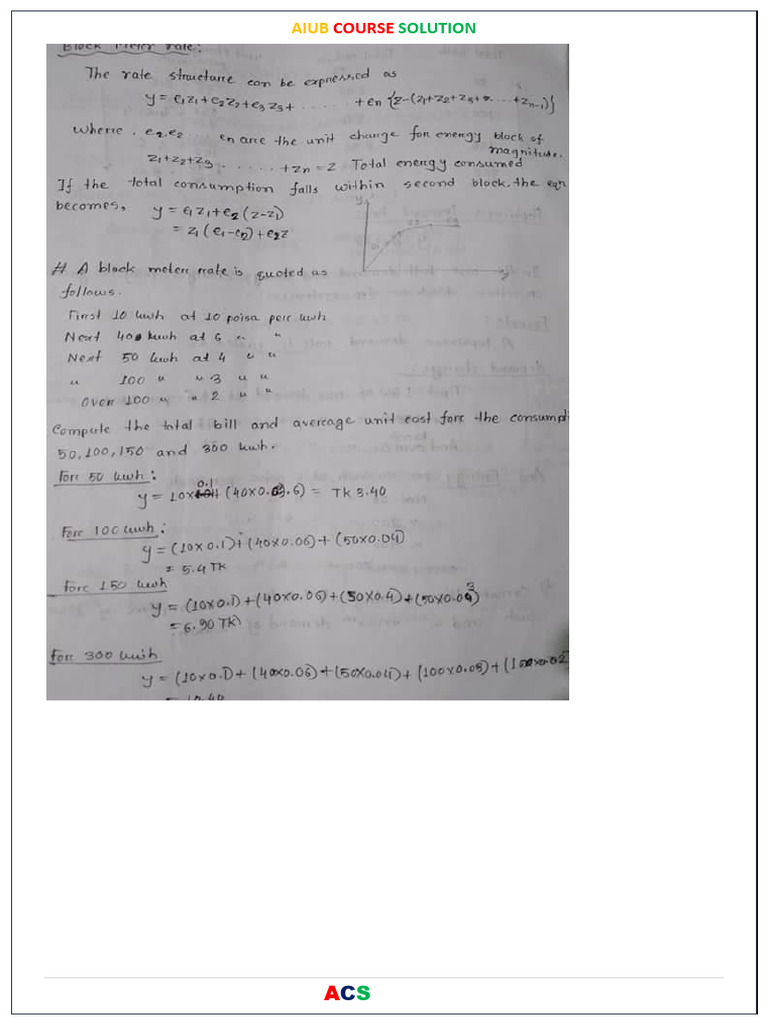 Power Station Final Term Note - Acs | PDF