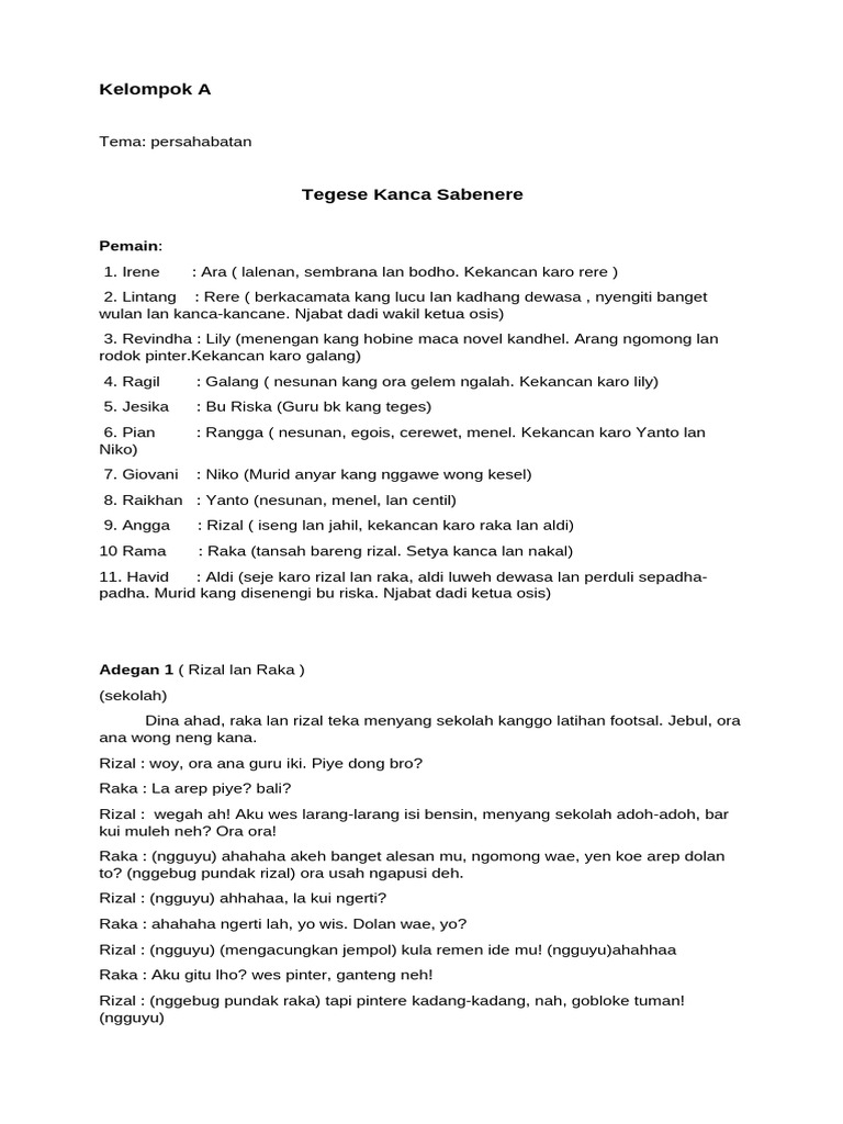 Dialog B.jawa SV Edit 4 Sep | PDF