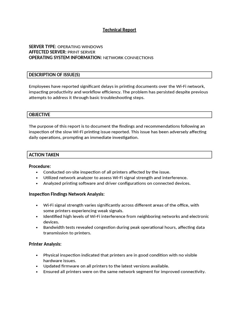 Technical Report Template | PDF