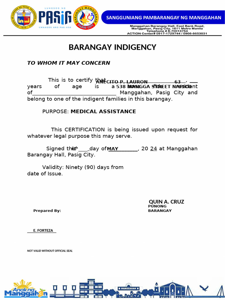 New Indigency 1 | PDF