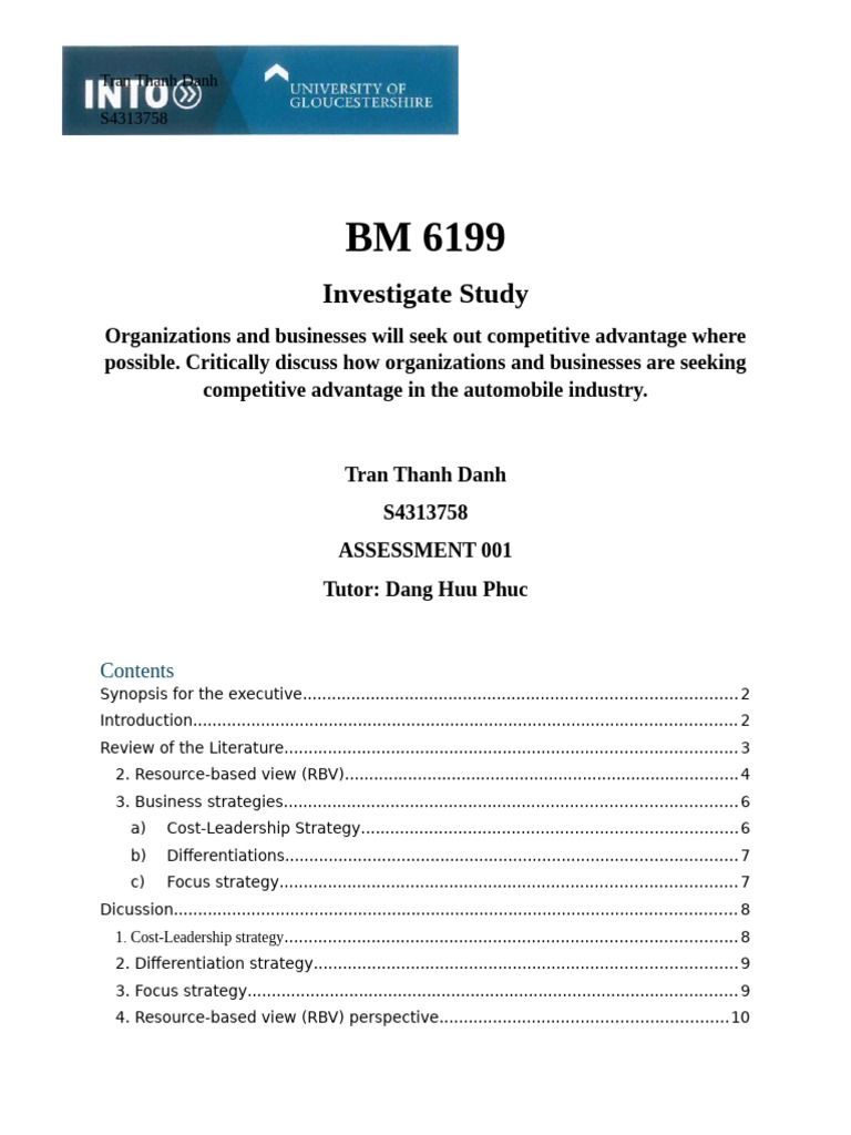 BM 6199 - Tran Thanh Danh - S4313758 | PDF