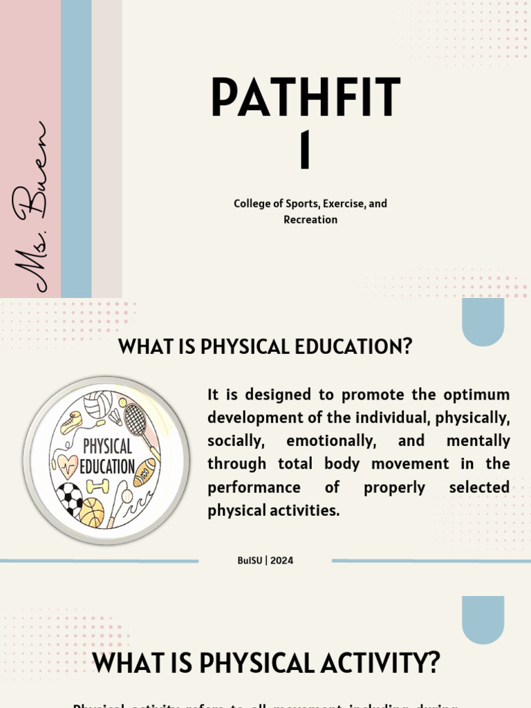 pathfit 1(ppt 1) | PDF