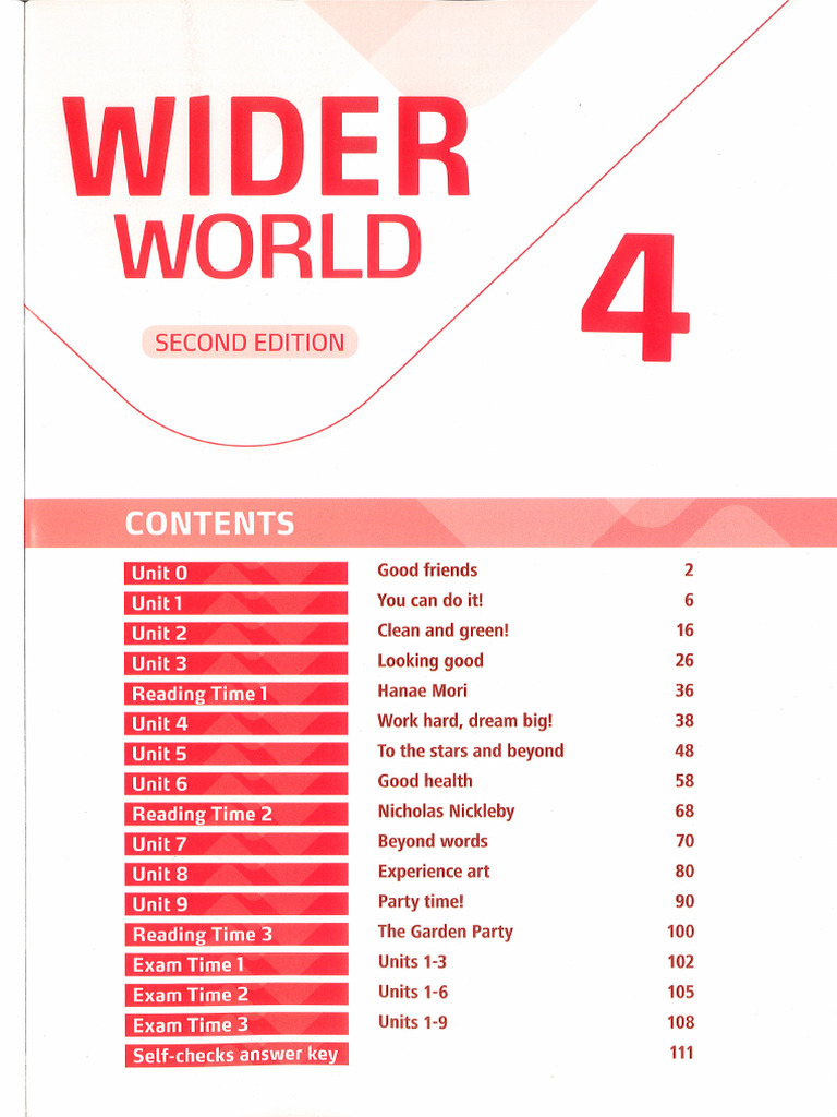 Wider World 4 WB | PDF