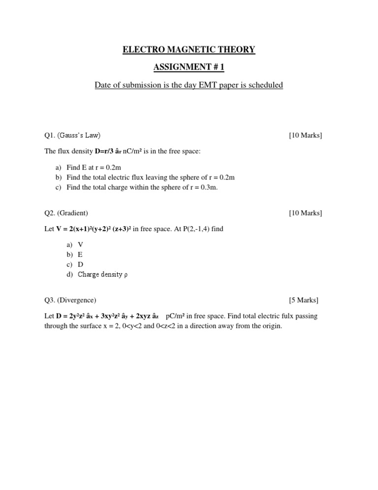 EMT Assignment by Sidra Kazmi | PDF