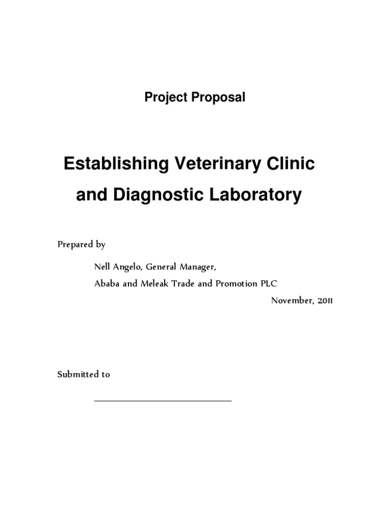 veterinary research proposal pdf