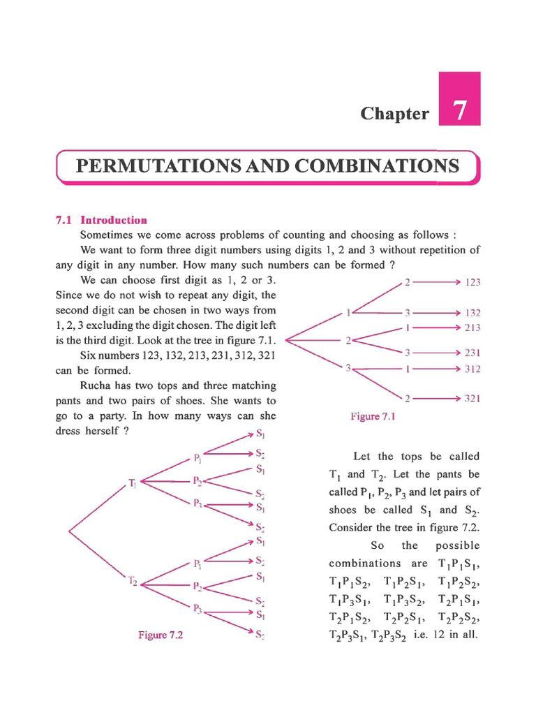 Permutations and combinations | PDF