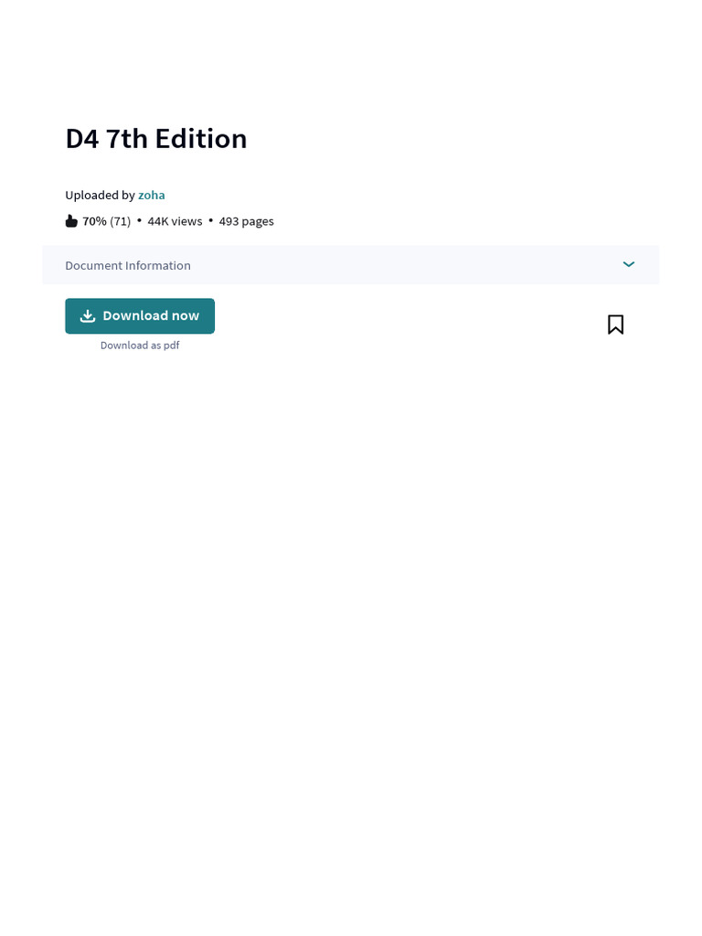 D4 7th Edition - PDF | PDF
