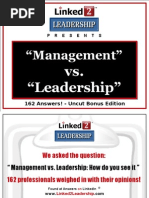 Download Management vs Leadership - Linked 2 Leadership by Tom Schulte SN7657380 doc pdf