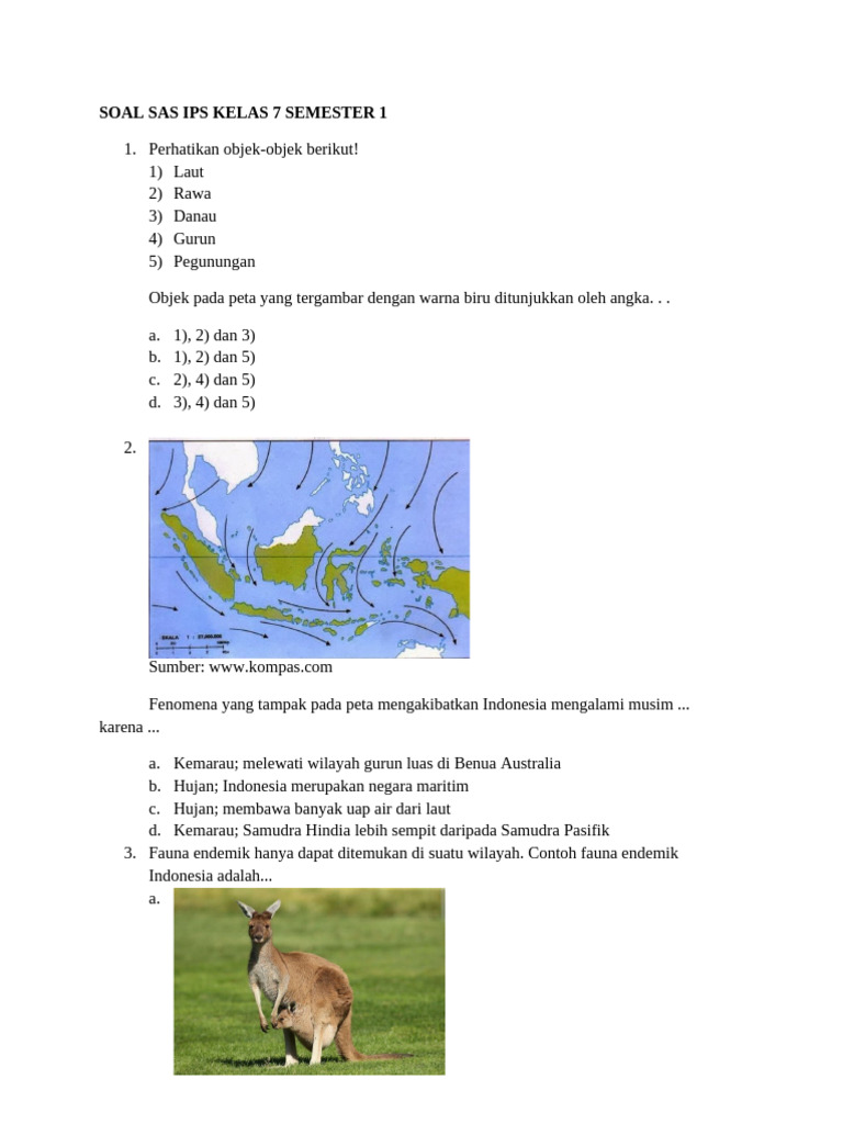 Mempersiapkan Diri Menghadapi Ujian Akhir Semester: Panduan Lengkap Mengunduh Soal UAS IPS Kelas 7 Semester 1